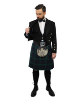 Prince Charlie Jacket & Black Watch Kilt Hire Package for men. Ideal for weddings, proms, or Highlandwear events.