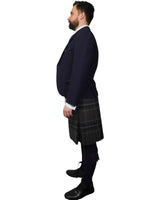 Navy Tweed Jacket & Scottish Spirit Kilt Hire Package for men. Ideal for weddings, proms, or Highlandwear events.