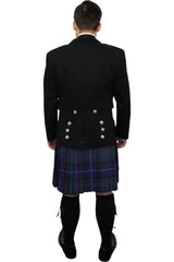 Prince Charlie Jacket & Spirit of Bannockburn Kilt Hire Package for men. Ideal for weddings, proms, or Highlandwear events.