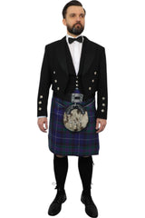 Prince Charlie Jacket & Spirit of Bannockburn Kilt Hire Package for men. Ideal for weddings, proms, or Highlandwear events.