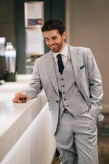 Sky Blue Cavani Suit for men. Ideal for weddings, proms, or Formalwear Hire.