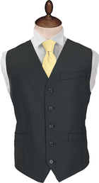 Slim Fit Black Suit Waistcoat