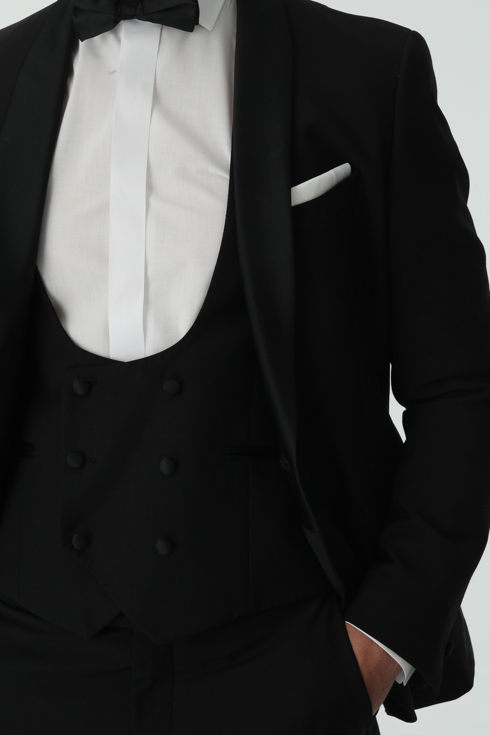 Black Slim Fit 3-Piece Tuxedo Suit