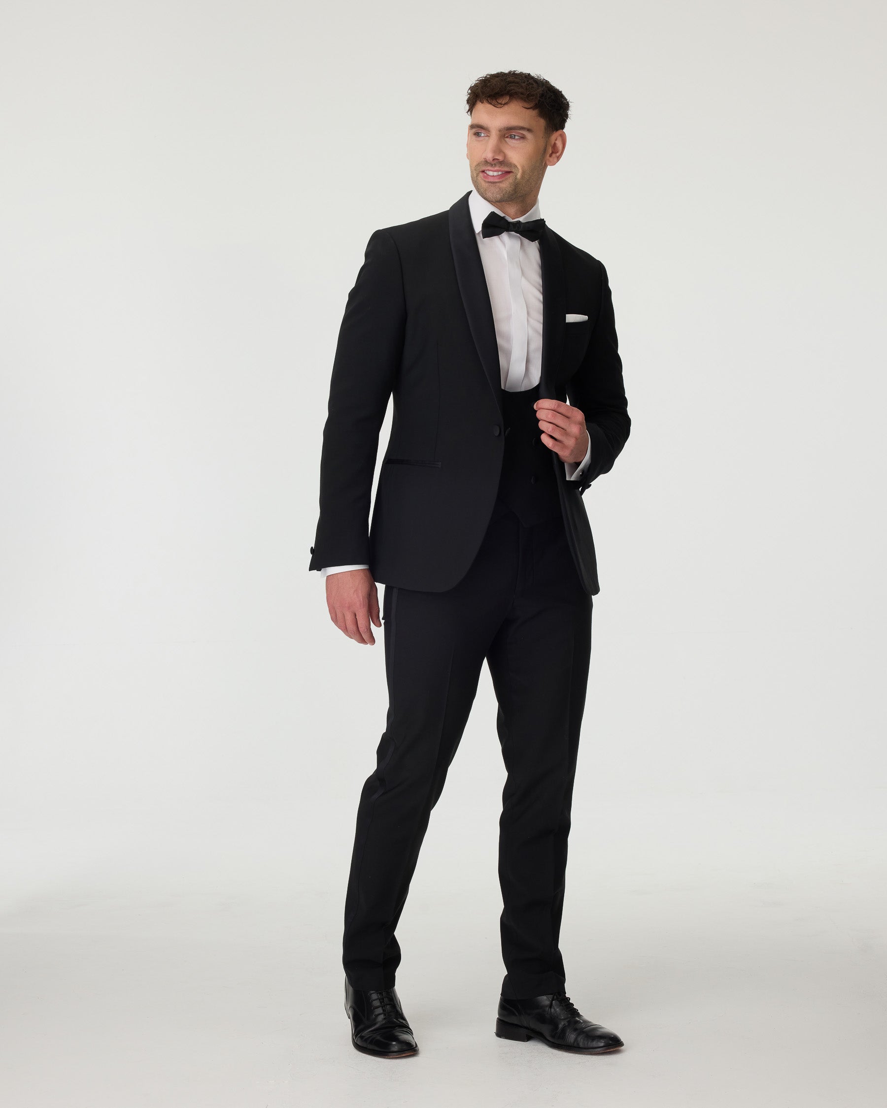 Black Slim Fit Tuxedo Hire Package