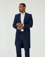 Blue Slim Fit 2-Piece Tailcoat Suit