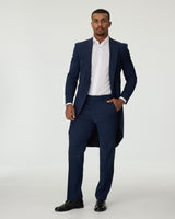 Blue Slim Fit 2-Piece Tailcoat Suit