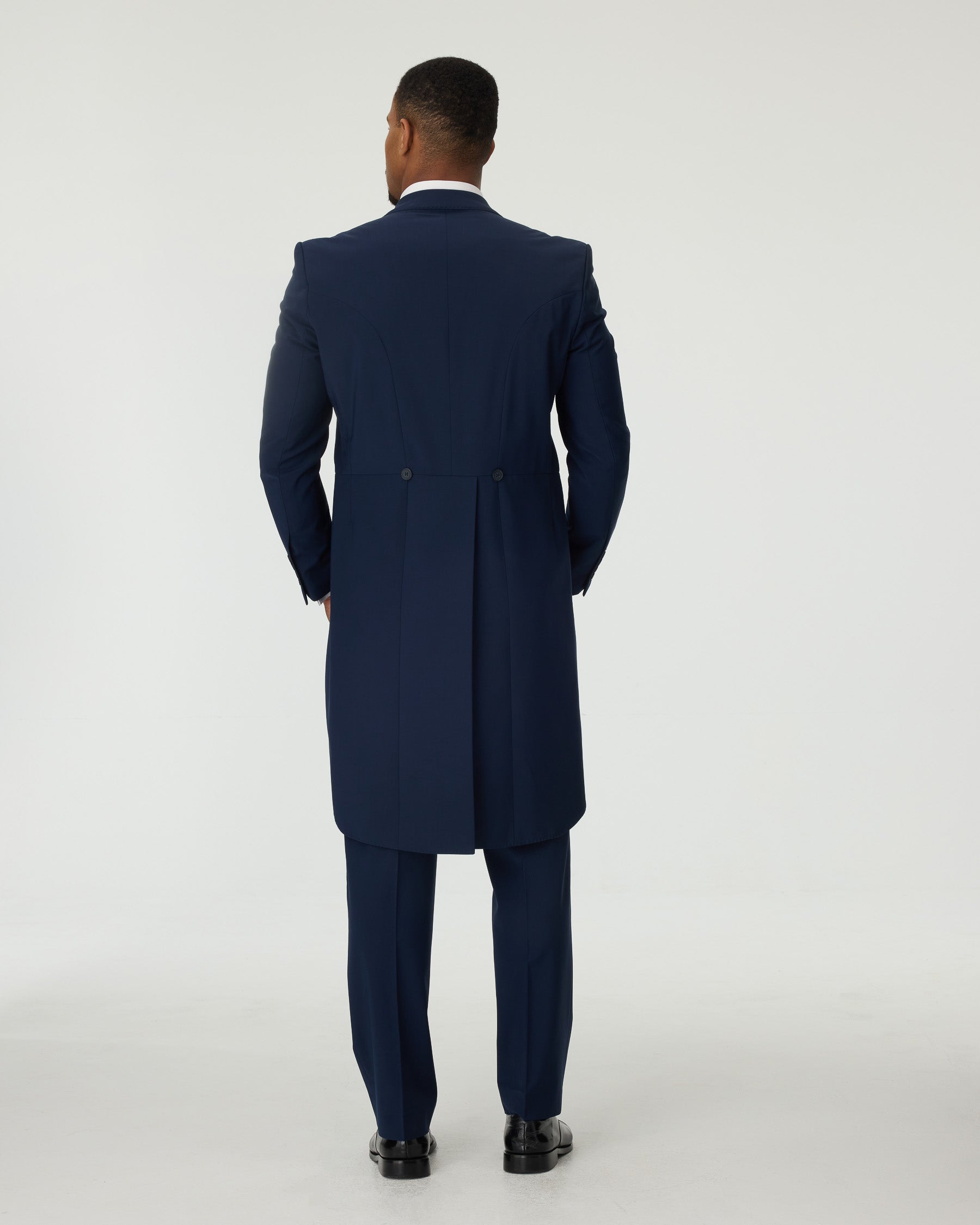 Blue Slim Fit Tailcoat