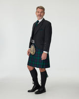 Charcoal Tweed Jacket & Black Watch Kilt Hire Package