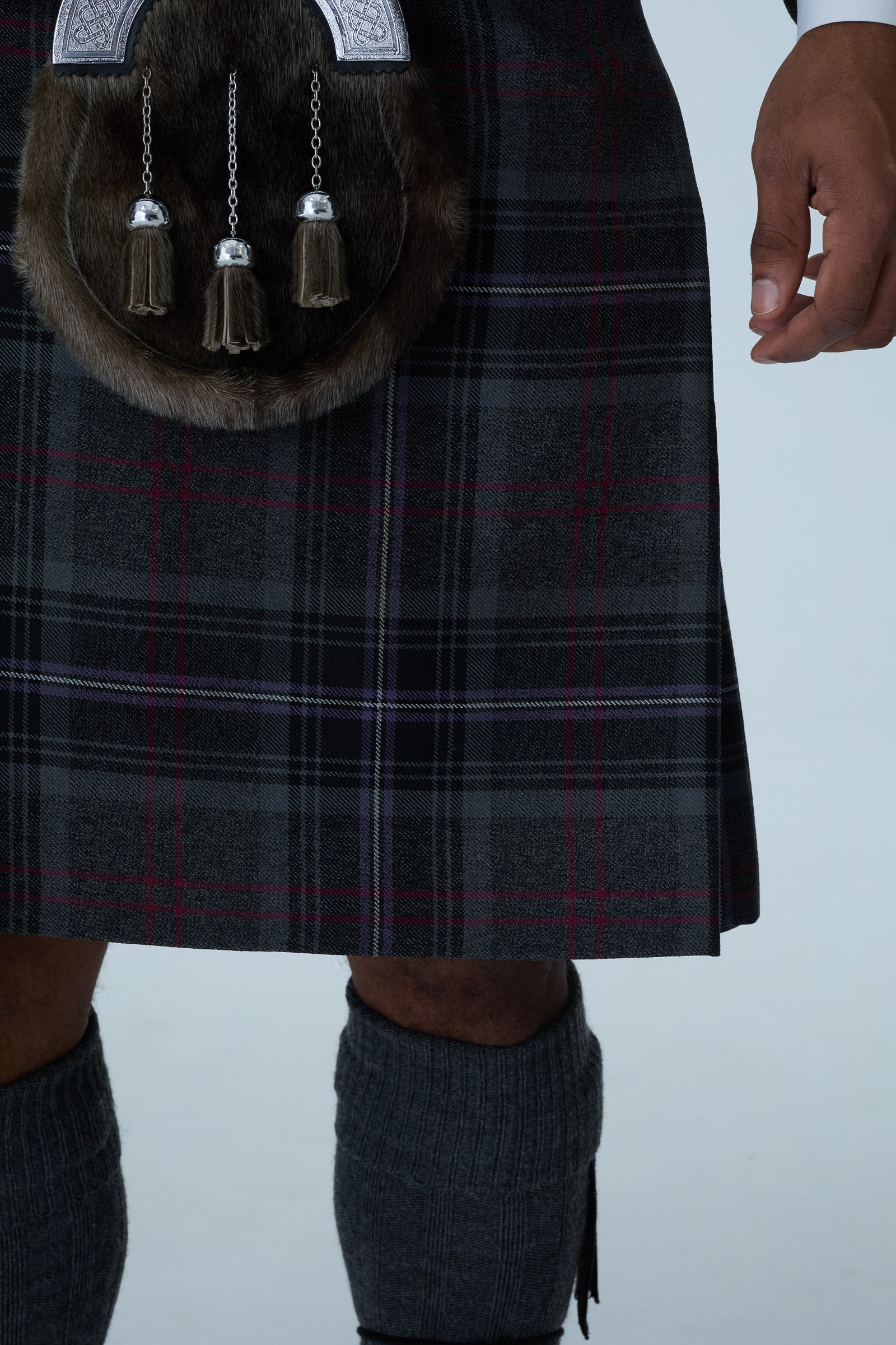 Charcoal Tweed Jacket & Scottish Spirit Kilt Hire Package