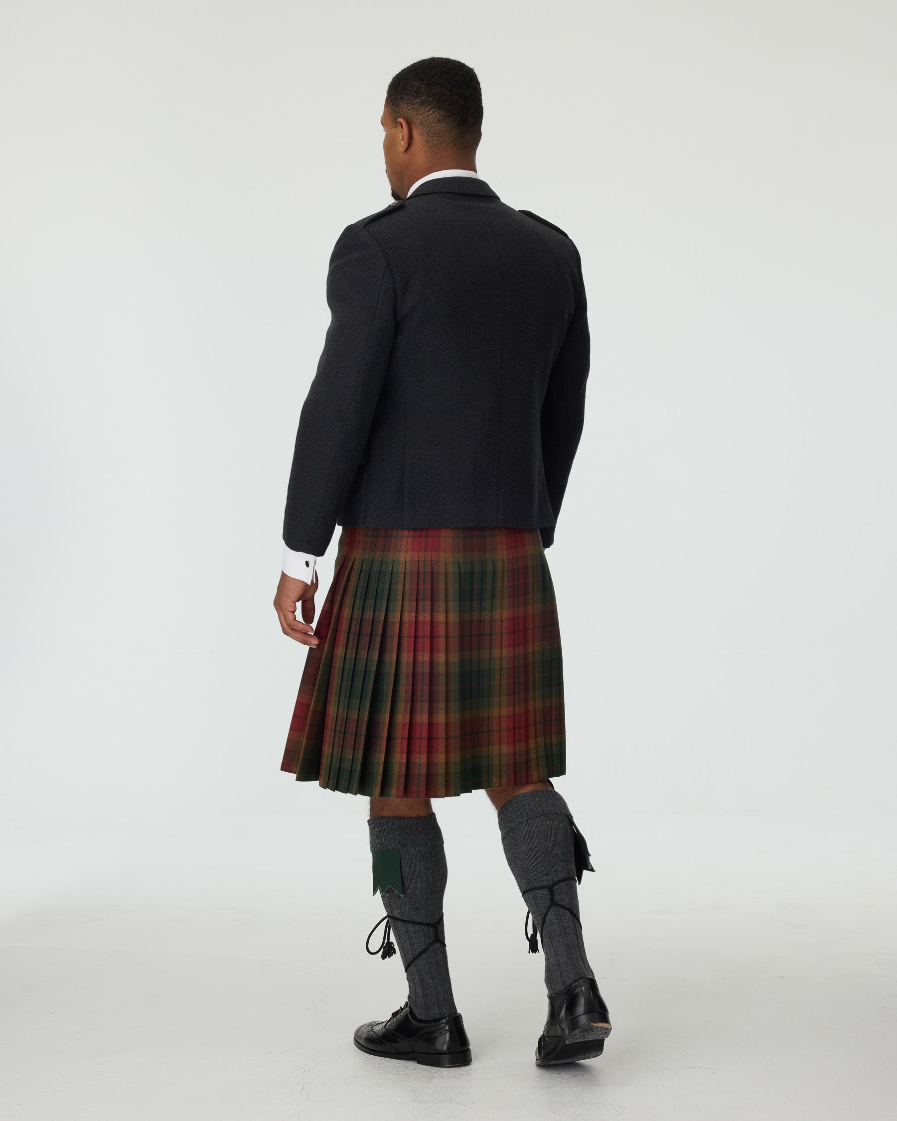 Charcoal Tweed Jacket & Copper Haze Kilt Hire Package