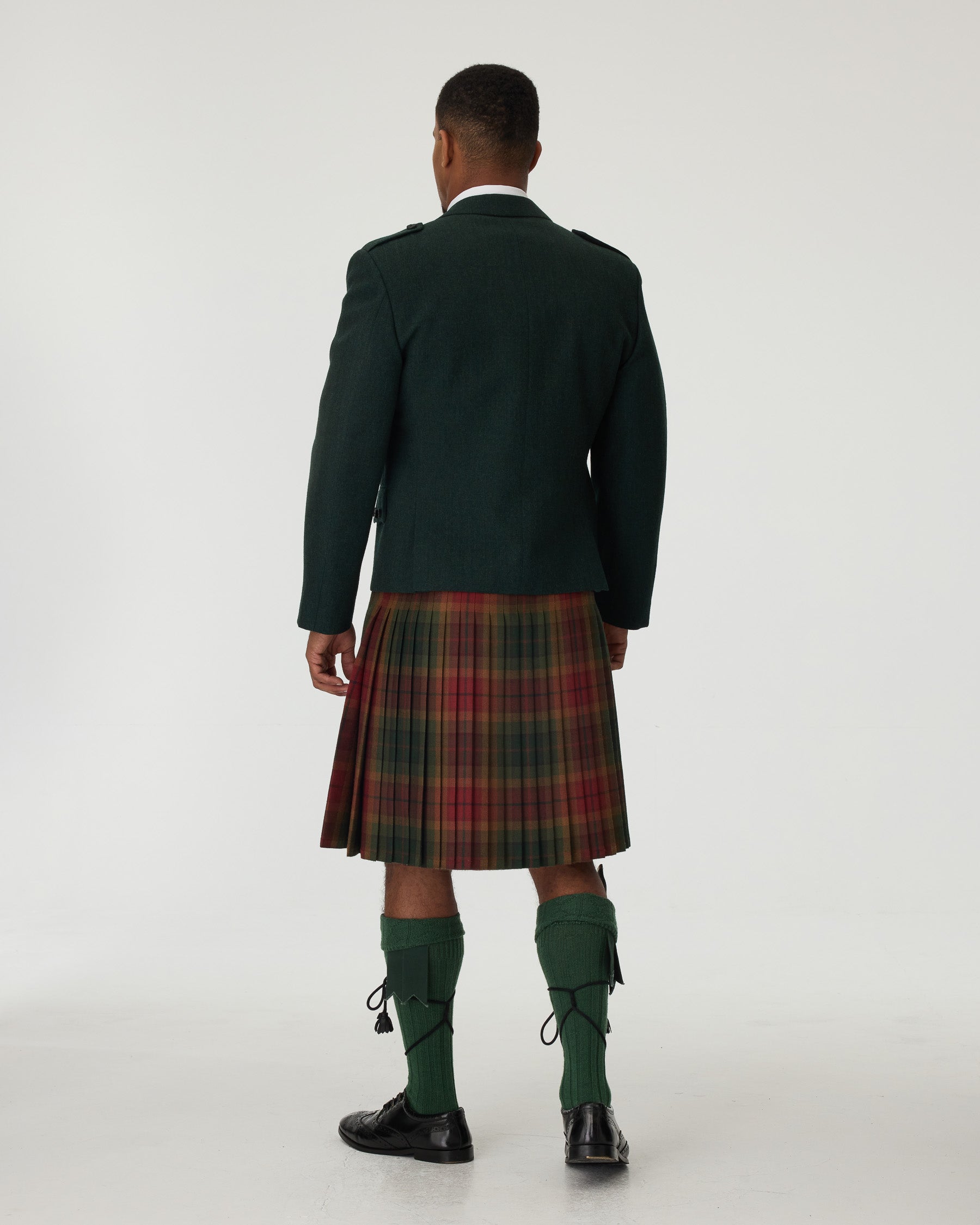Green Tweed Jacket & Copper Haze Kilt Hire Package