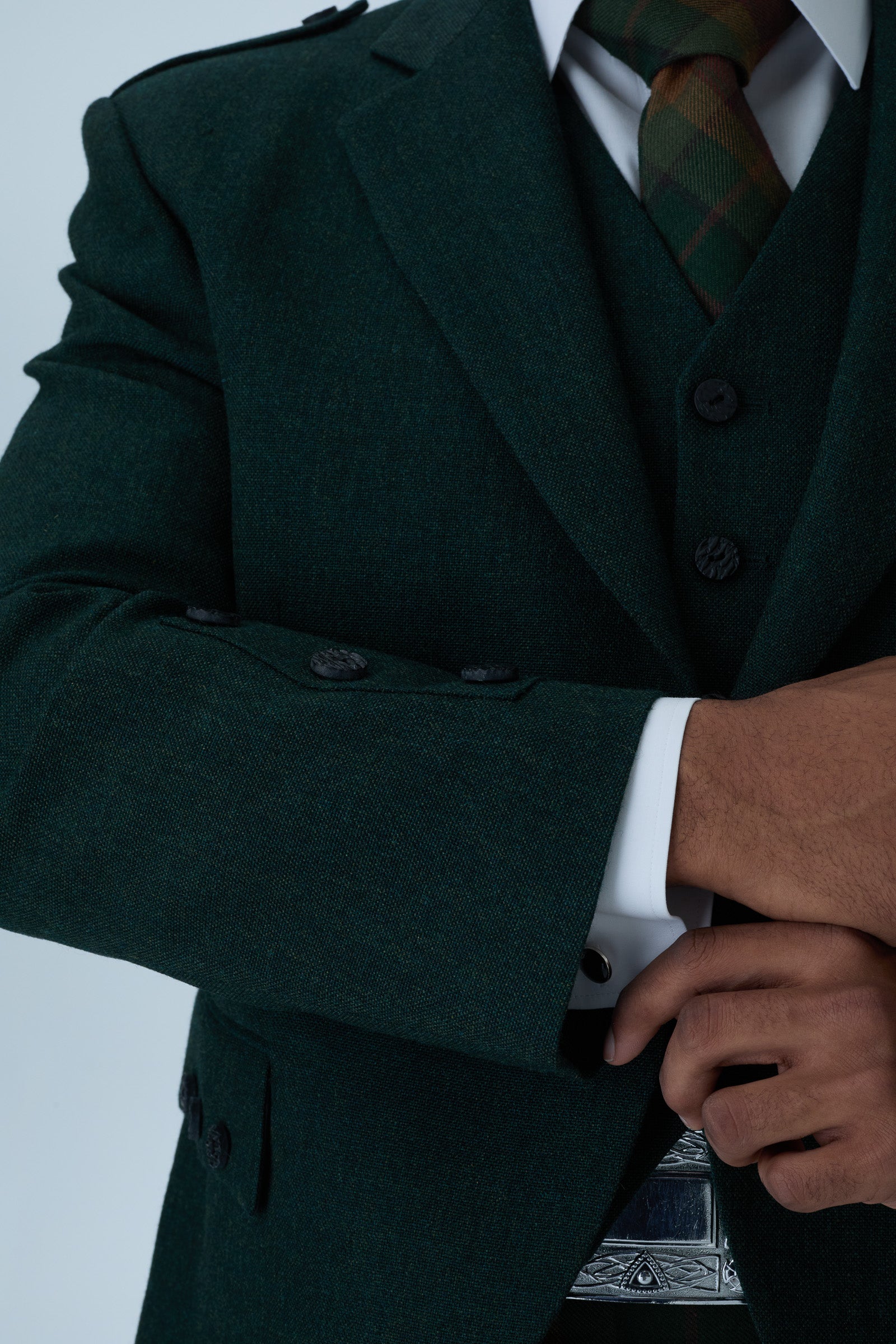 Green Tweed Jacket & Copper Haze Kilt Hire Package