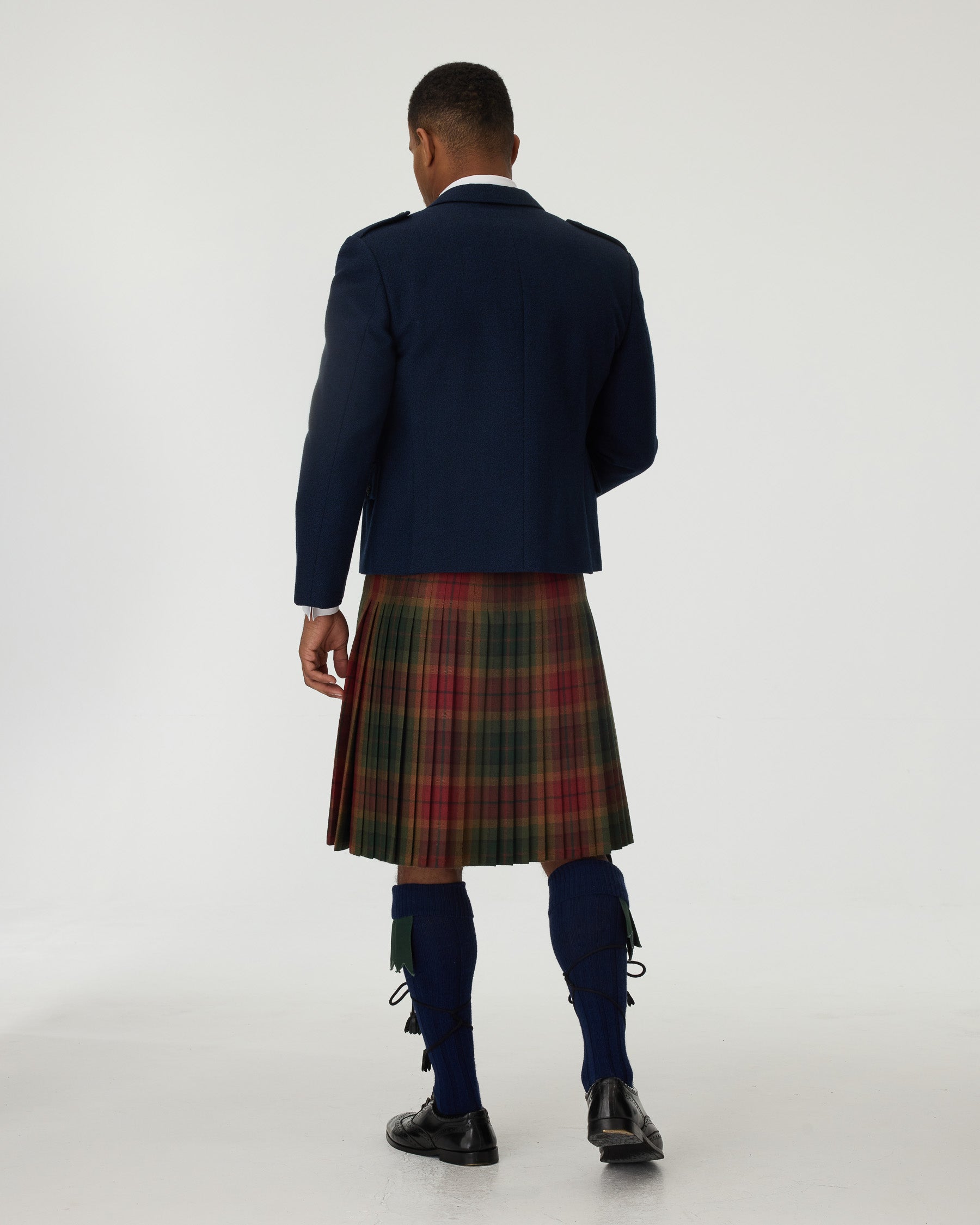 Navy Tweed Jacket & Copper Haze Kilt Hire Package