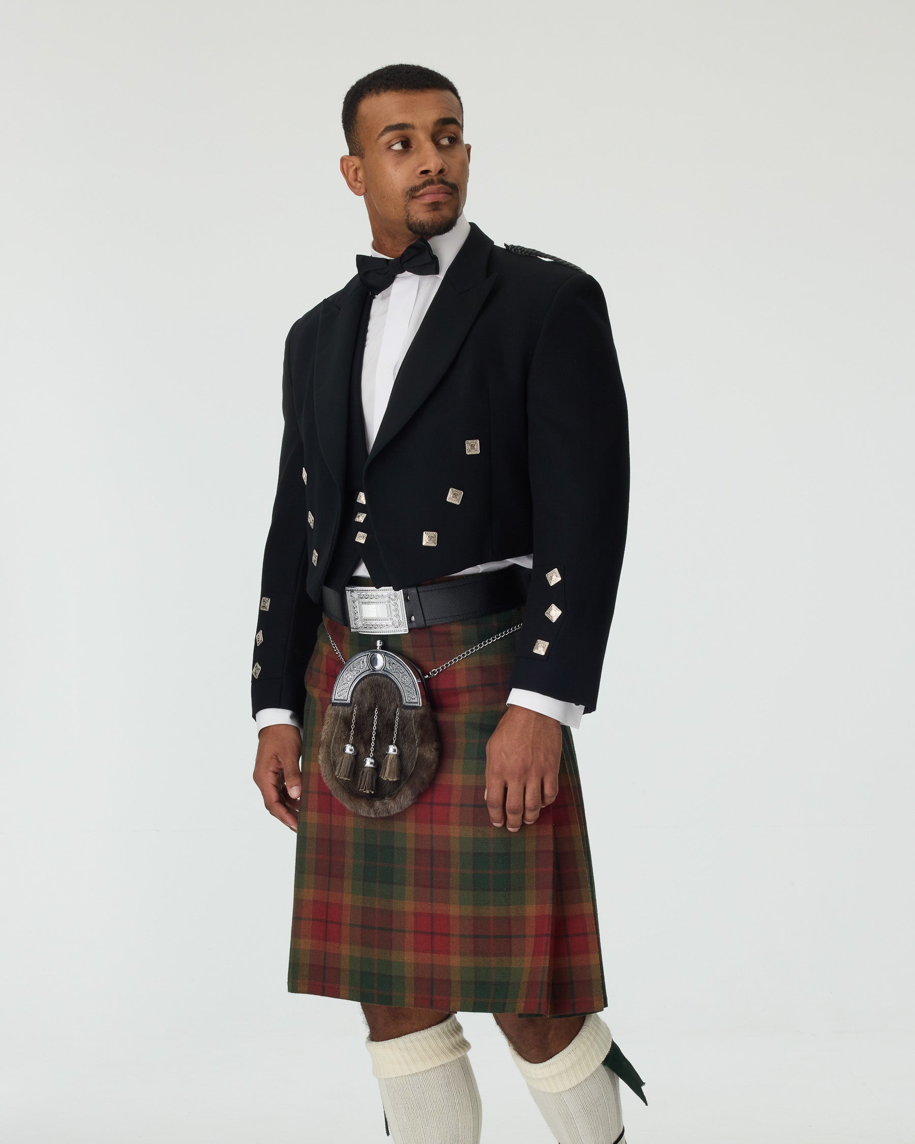 Prince Charlie Jacket & Copper Haze Kilt Hire Package