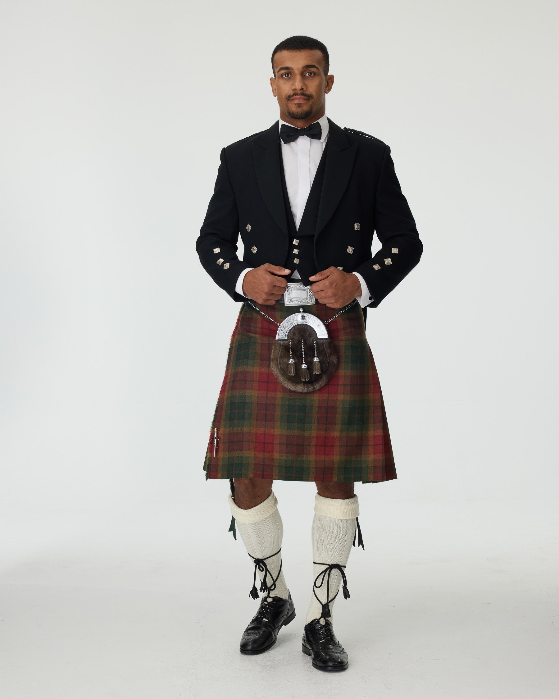 Prince Charlie Jacket & Copper Haze Kilt Hire Package