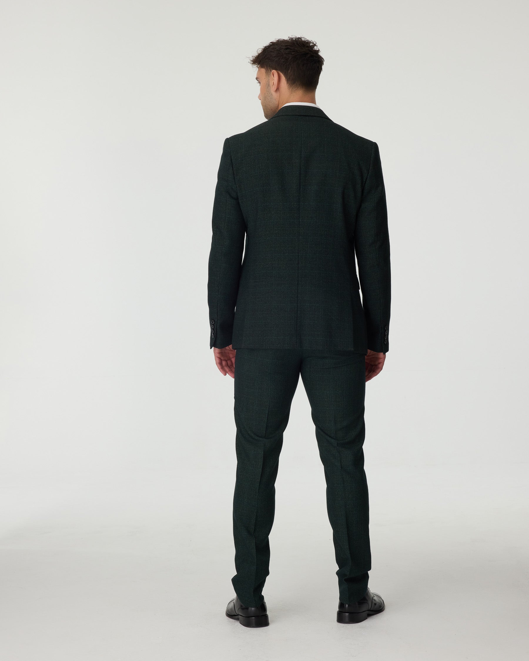 Dark Green Cavani Slim Fit 2-Piece Suit