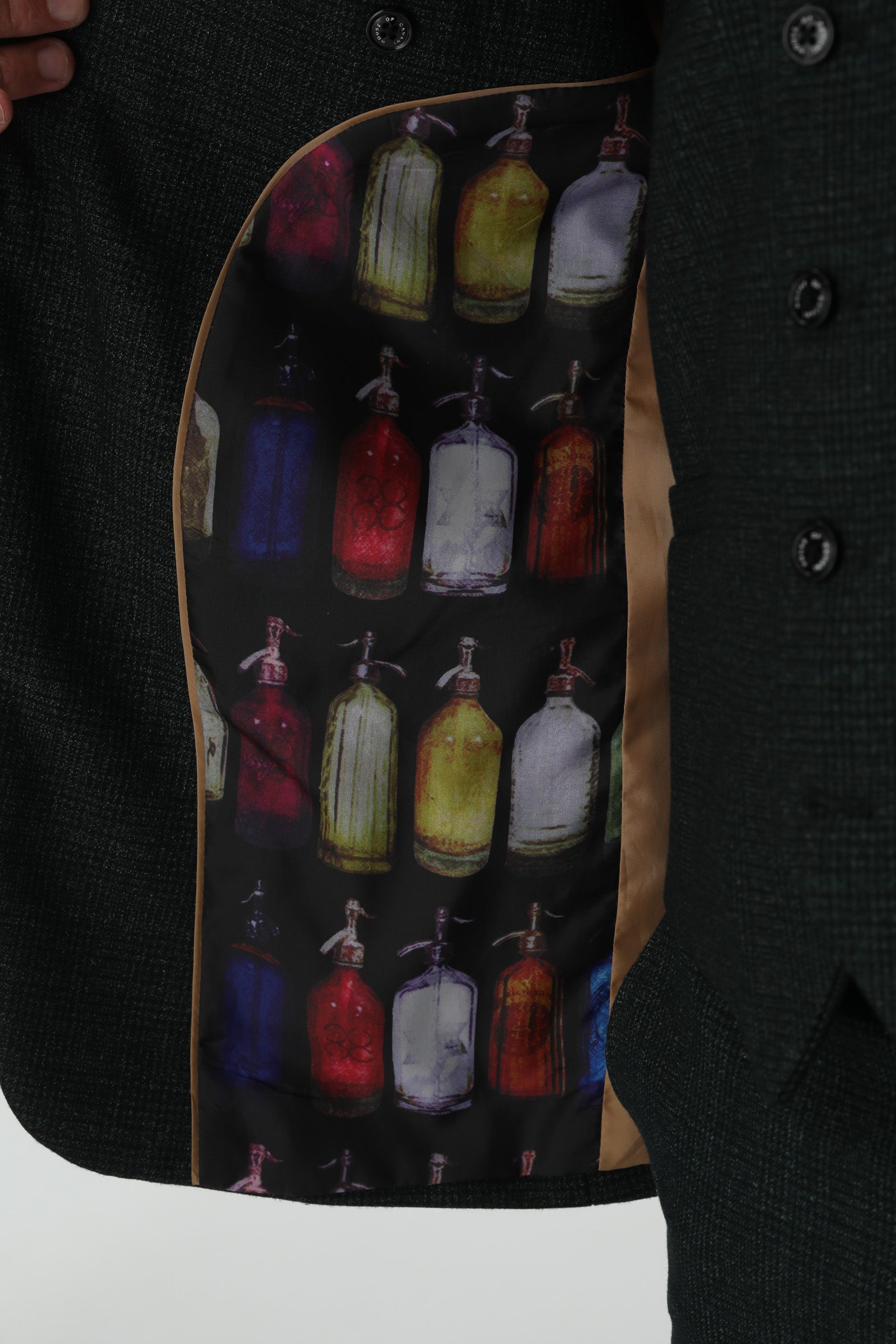 Dark Green Cavani Slim Fit 2-Piece Suit