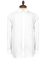 White Wing Collar Dress Shirt