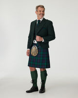 Green Tweed Jacket & Black Watch Kilt Hire Package