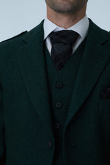 Green Tweed Jacket & Grey Spirit Kilt Hire Package