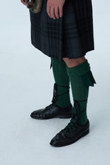 Green Tweed Jacket & Grey Spirit Kilt Hire Package