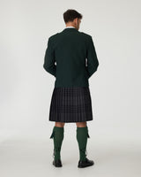 Green Tweed Jacket & Grey Spirit Kilt Hire Package