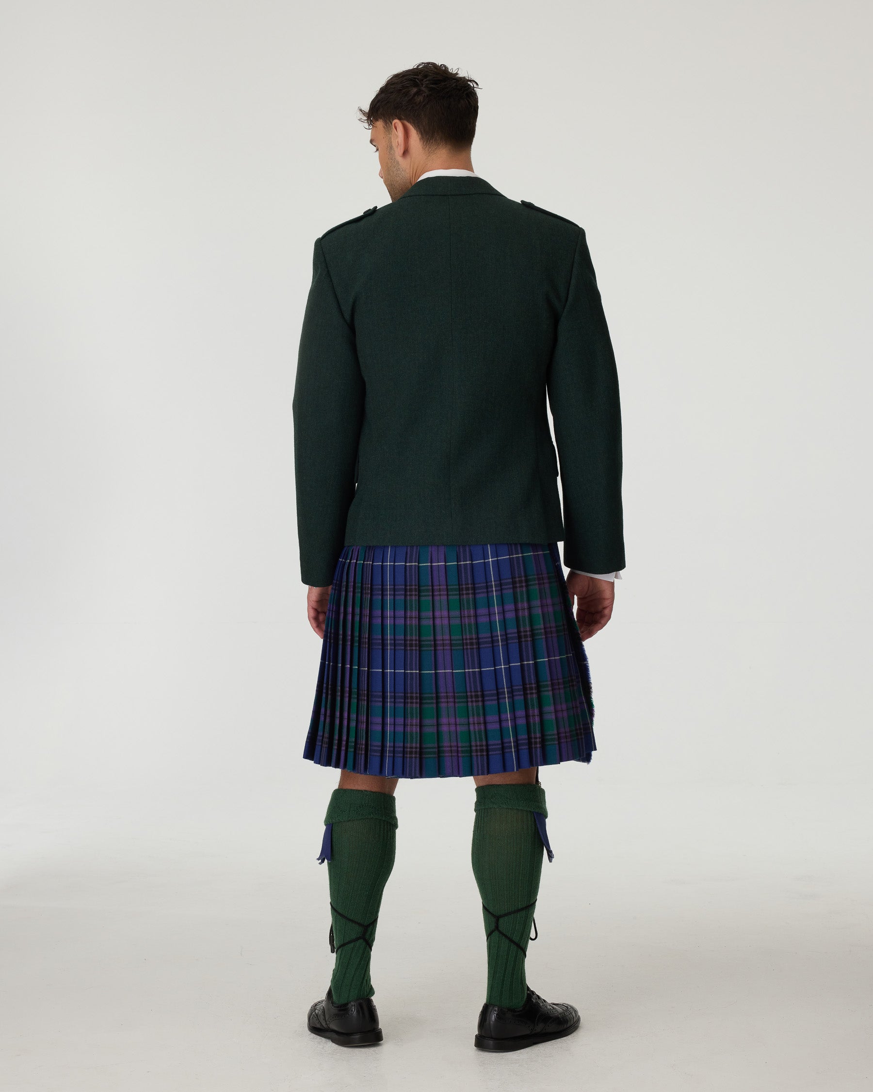 Green Tweed Jacket & Spirit of Bannockburn Kilt Hire Package