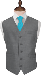 Slim Fit Grey Suit Waistcoat