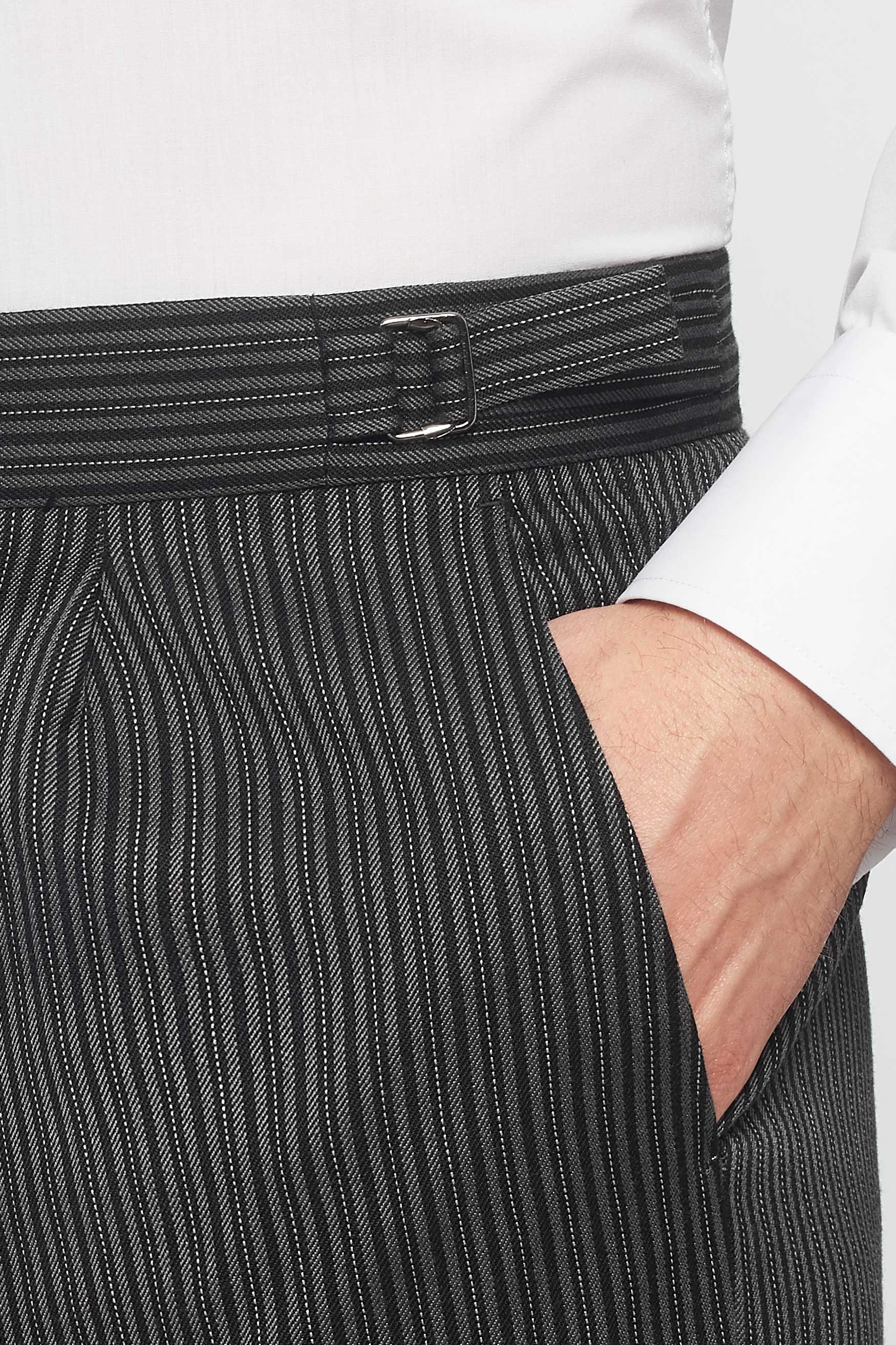Grey Stripe Trousers