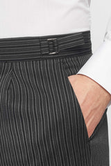 Grey Stripe Trousers