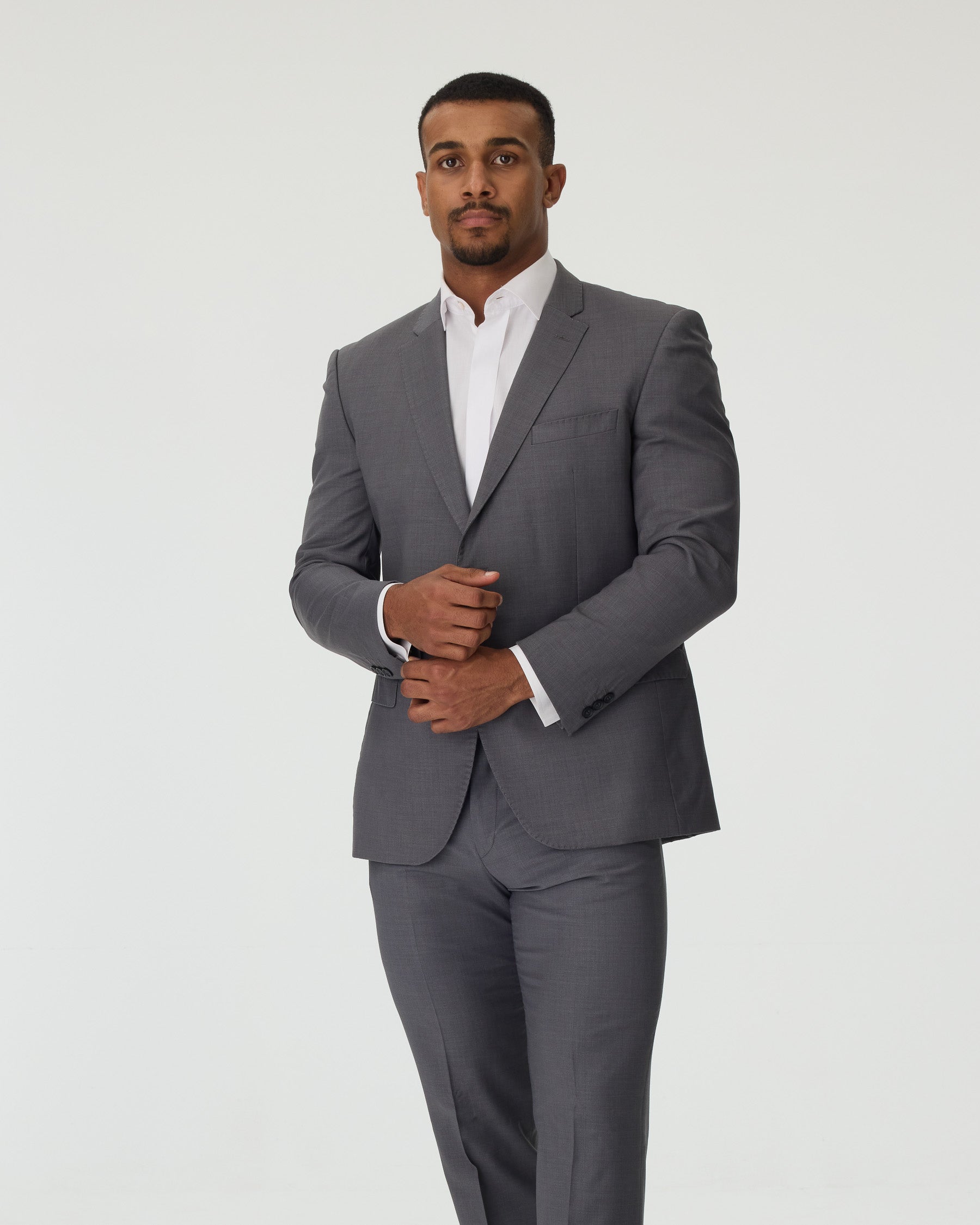 Grey Slim Fit 2-Piece Suit
