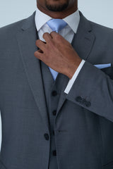 Grey Slim Fit 2-Piece Suit