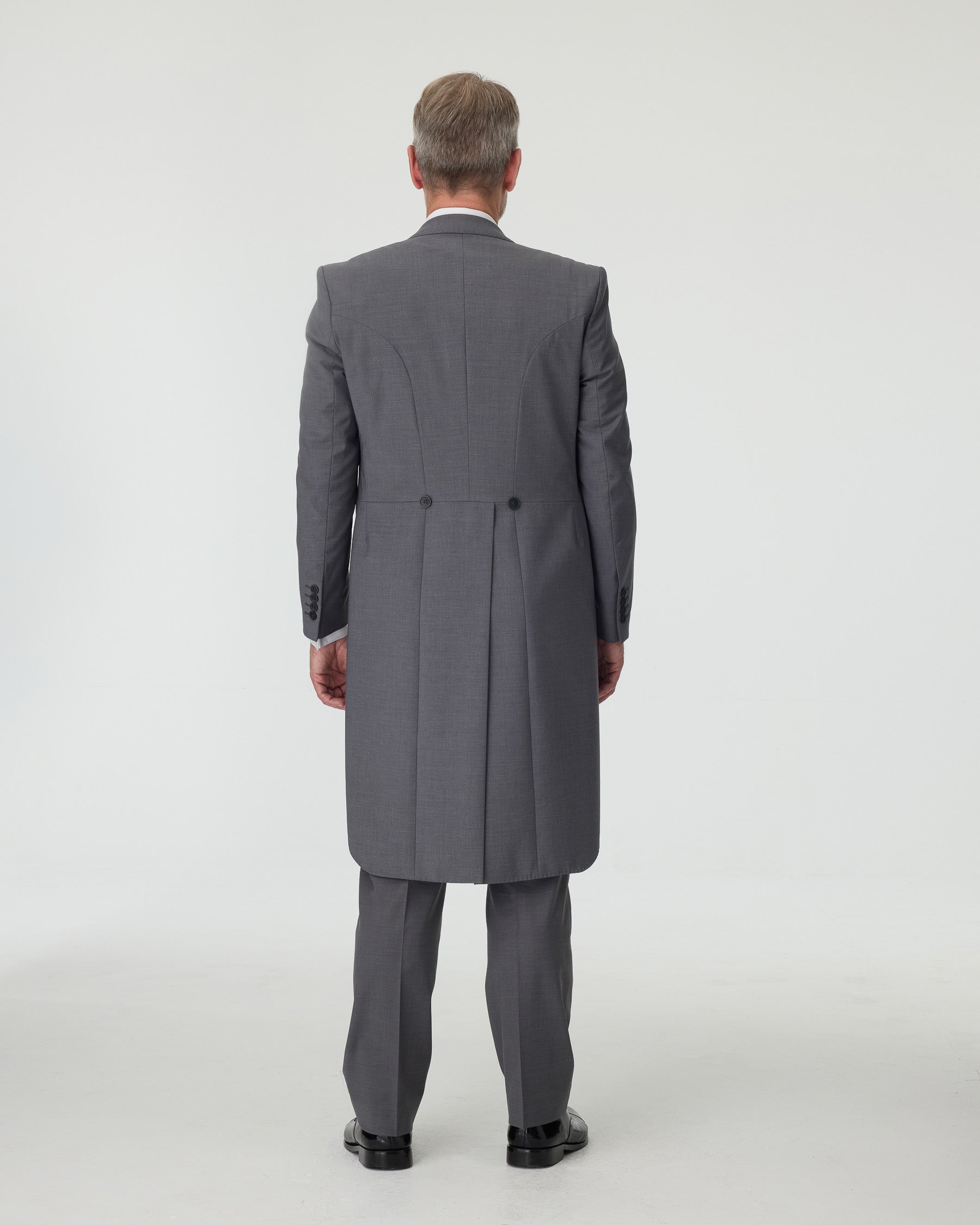Grey Slim Fit Tailcoat Hire Package