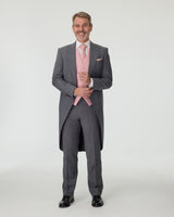 Grey Slim Fit Tailcoat Hire Package