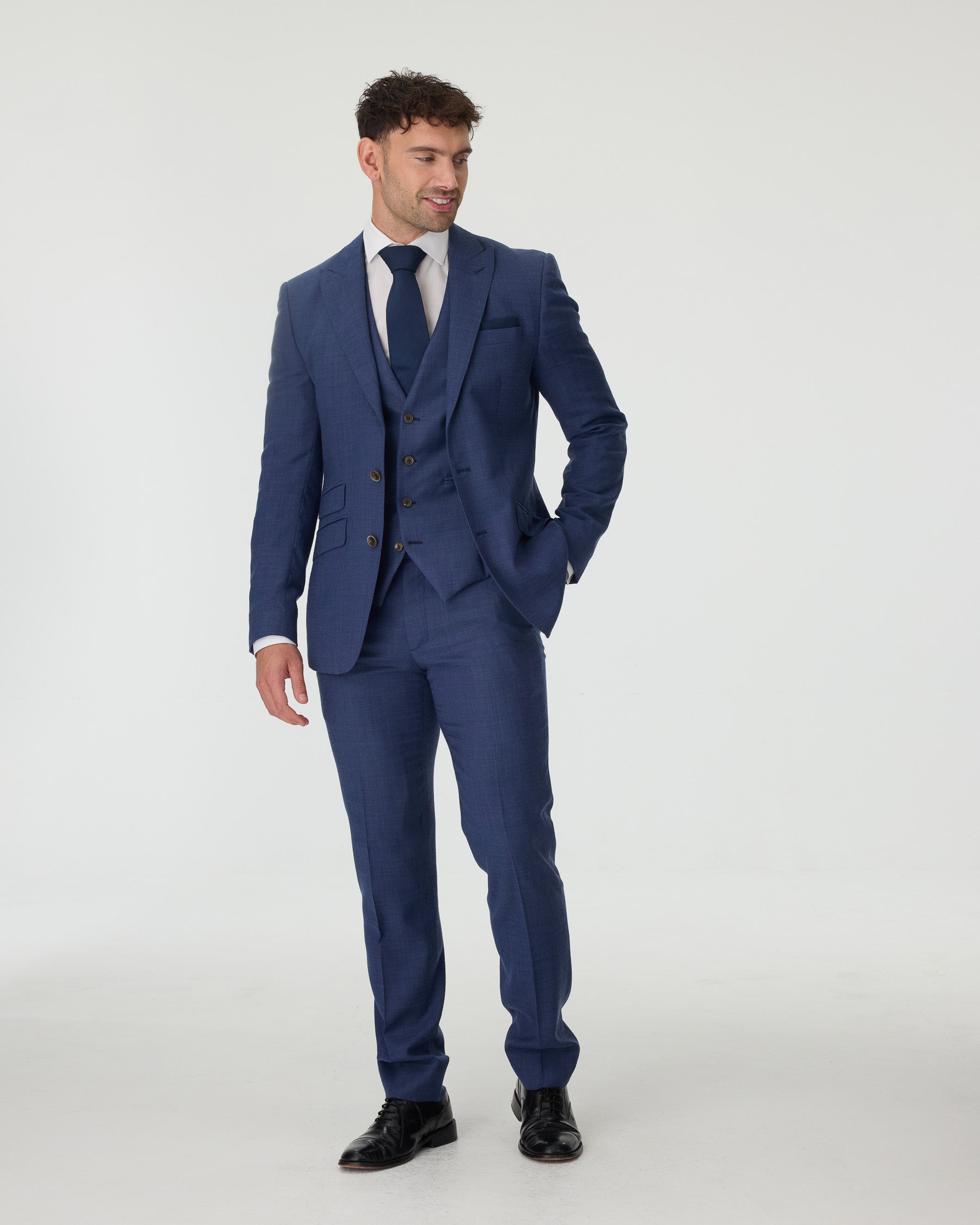 Italian Blue Slim Fit Suit Hire Package