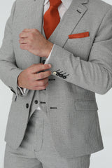 Light Grey Cavani Suit Hire Package