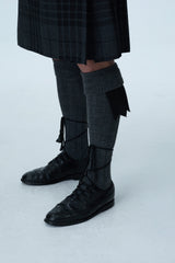 Light Grey Tweed Jacket & Grey Spirit Kilt Hire Package