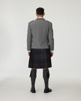 Light Grey Tweed Jacket & Grey Spirit Kilt Hire Package