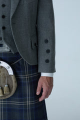 Light Grey Tweed Jacket & Highland Storm Kilt Hire Package