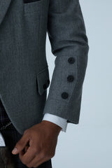 Light Grey Tweed Jacket & Scottish Spirit Kilt Hire Package