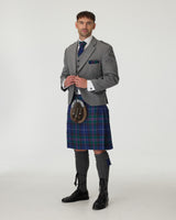 Light Grey Tweed Jacket & Spirit of Bannockburn Kilt Hire Package