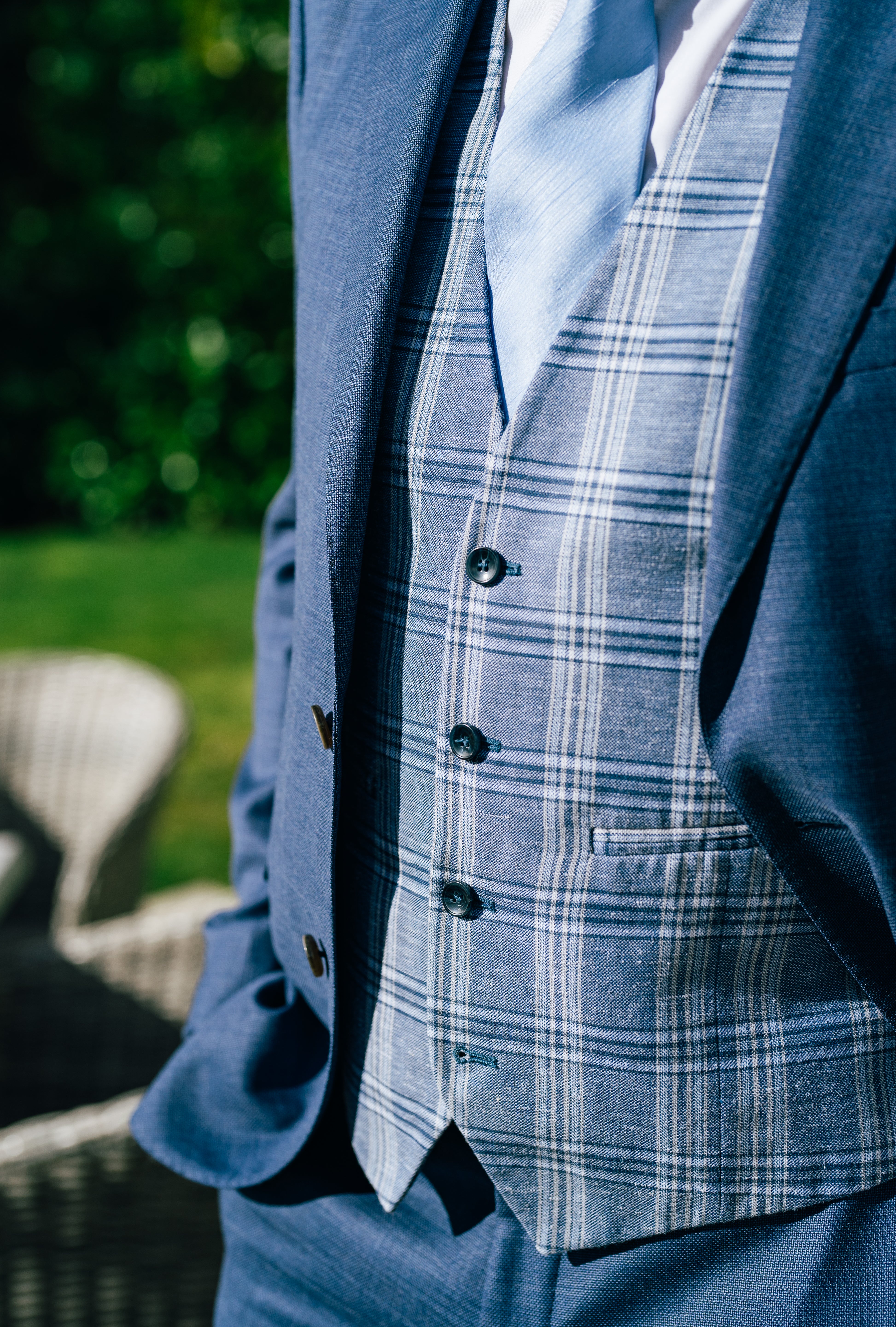 Italian Blue Slim Fit Suit Hire Package for men, ideal for weddings, proms, or formal hire.