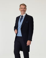 Navy Tailcoat & Navy Stripe Trousers Hire Package