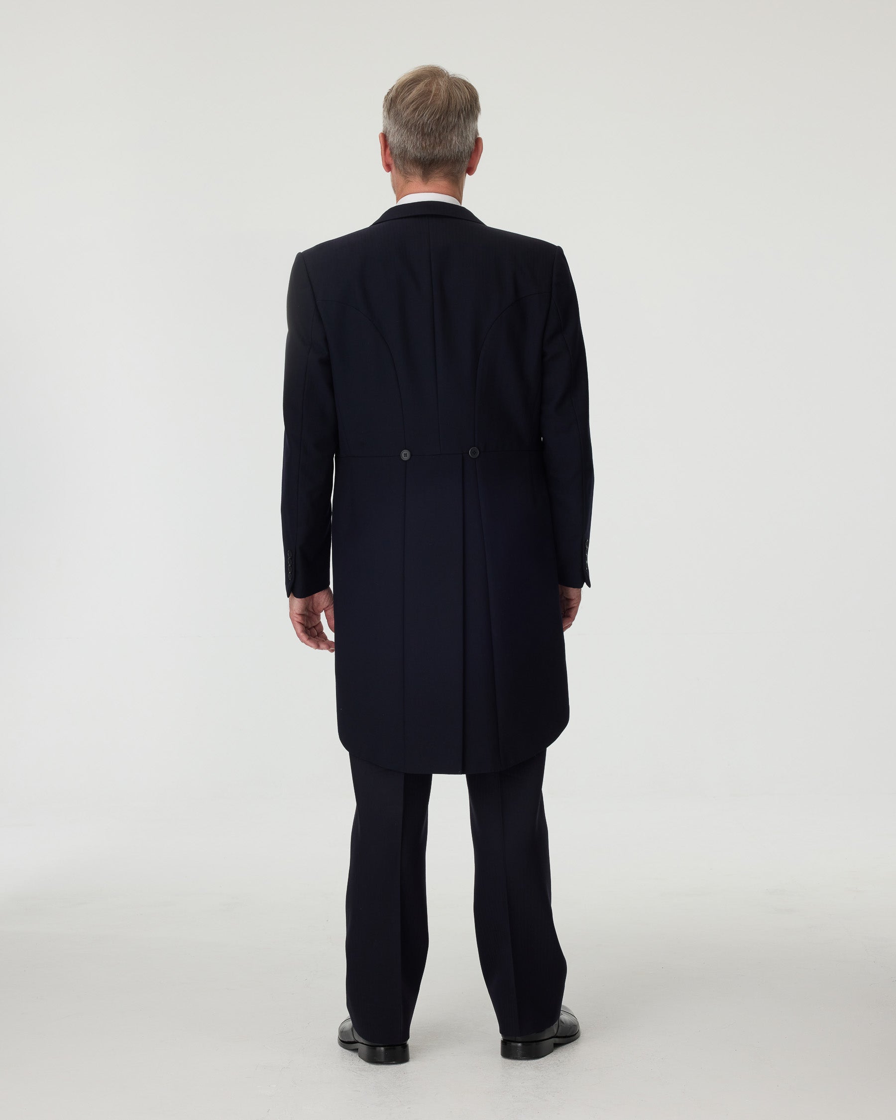 Navy Tailcoat & Navy Stripe Trousers