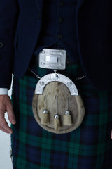 Navy Tweed Jacket & Black Watch Kilt Hire Package