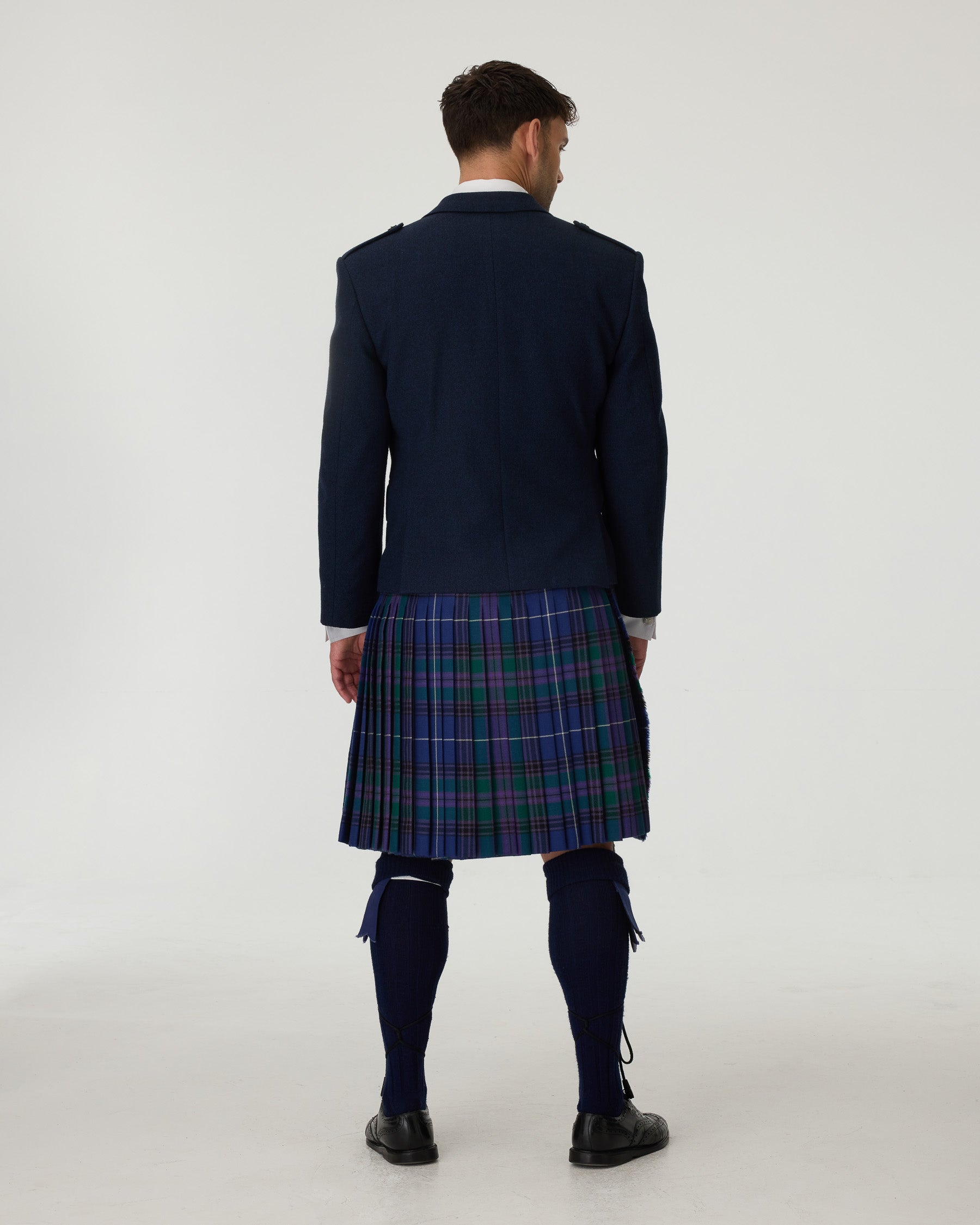 Navy Tweed Jacket & Spirit of Bannockburn Kilt Hire Package