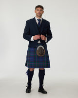 Navy Tweed Jacket & Spirit of Bannockburn Kilt Hire Package