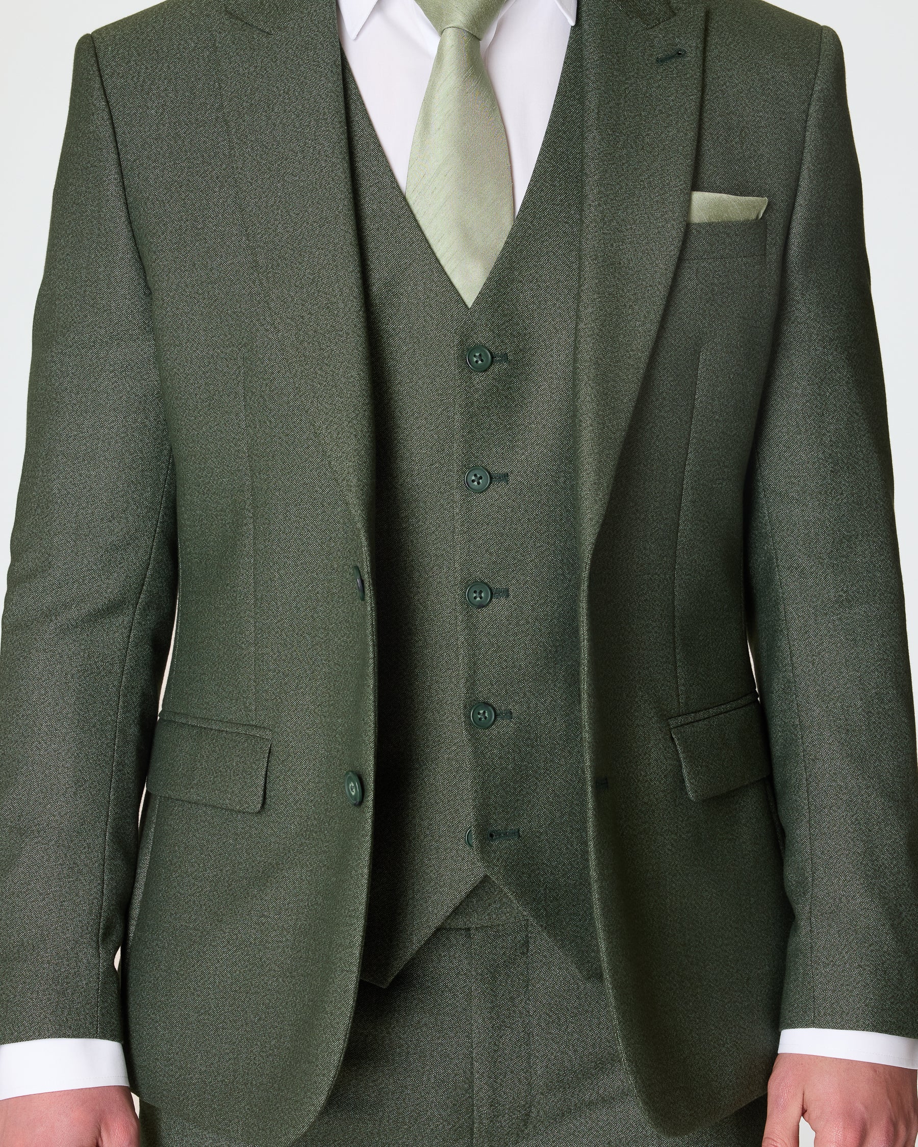 Green Slim Fit Suit