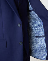 Navy Double Breasted Slim Fit Suit
