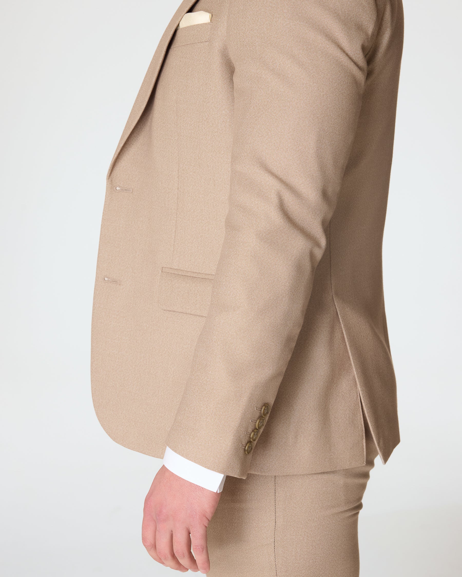 Stone Slim Fit Suit Hire Package